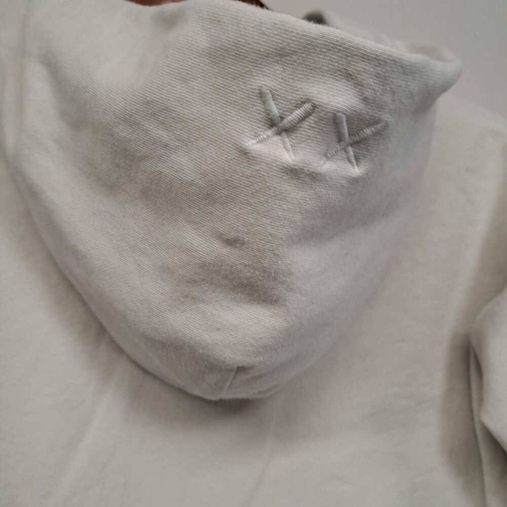 Kaws x Sesame Street Uniqlo Beige Cream Medium Hoodie - Picture 11 of 14